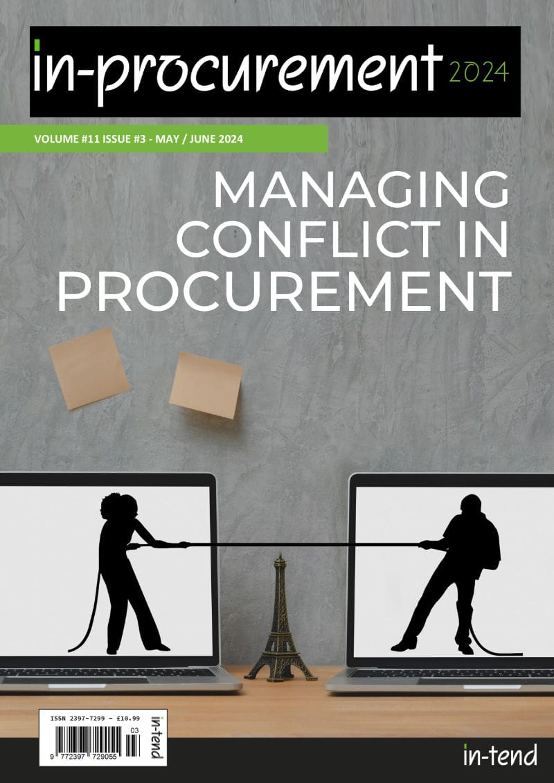 The front cover of our latest edition of In-procurement magazine