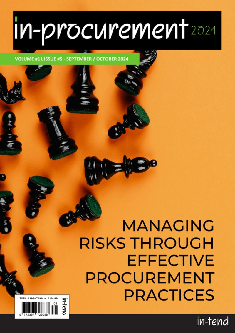 The front cover of our latest edition of In-procurement magazine