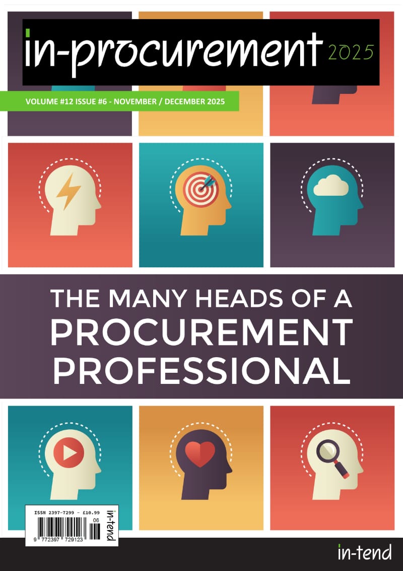 The front cover of our latest edition of In-procurement magazine
